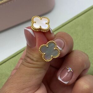 Gold-Plated Clover Studs – Inspired by the Iconic Alhambra Look